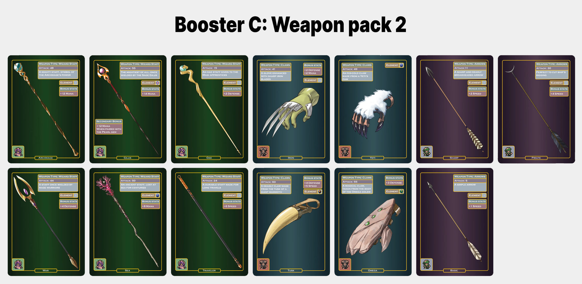 Infinity Collector Cards Pack